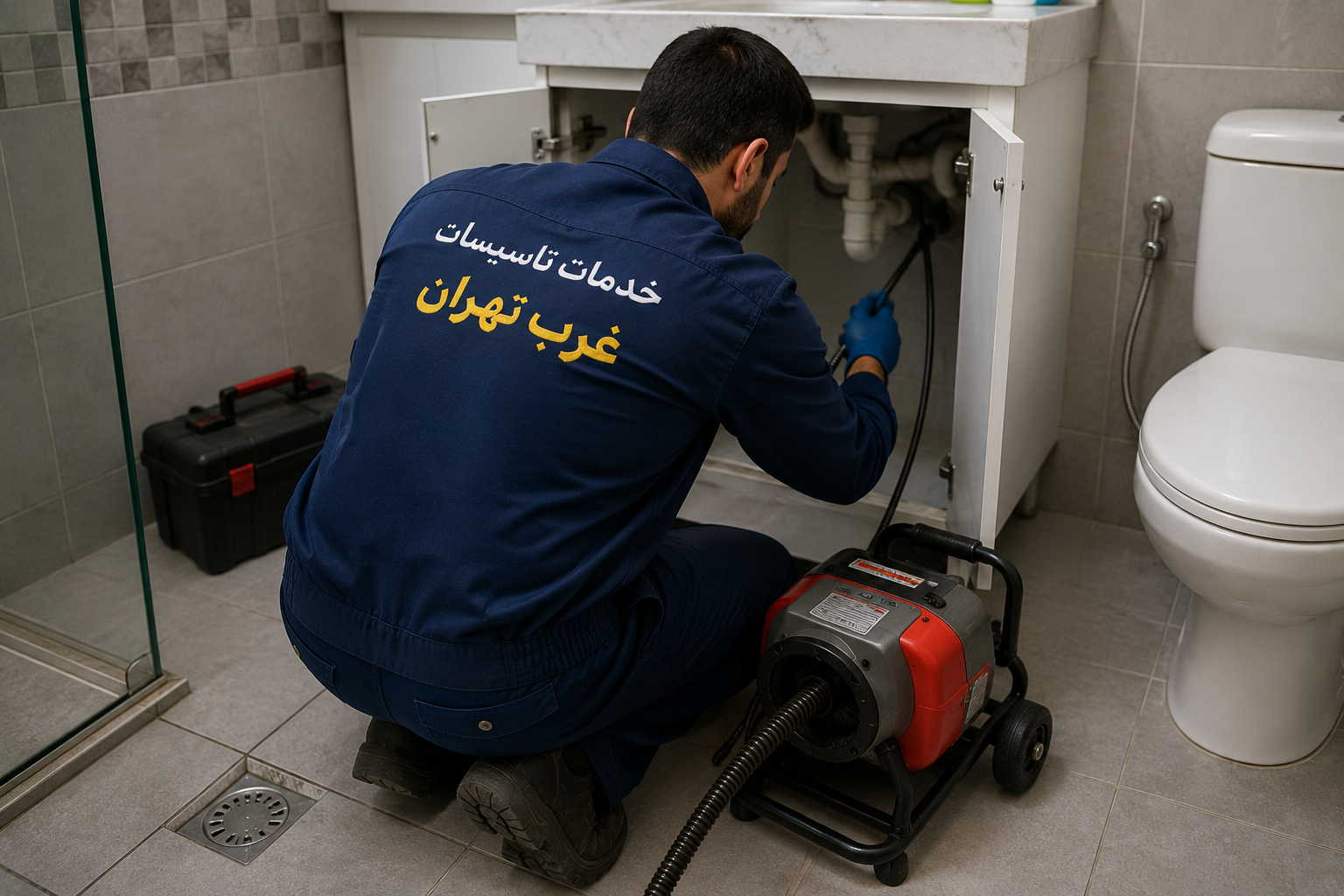 لوله بازکنی غرب تهران