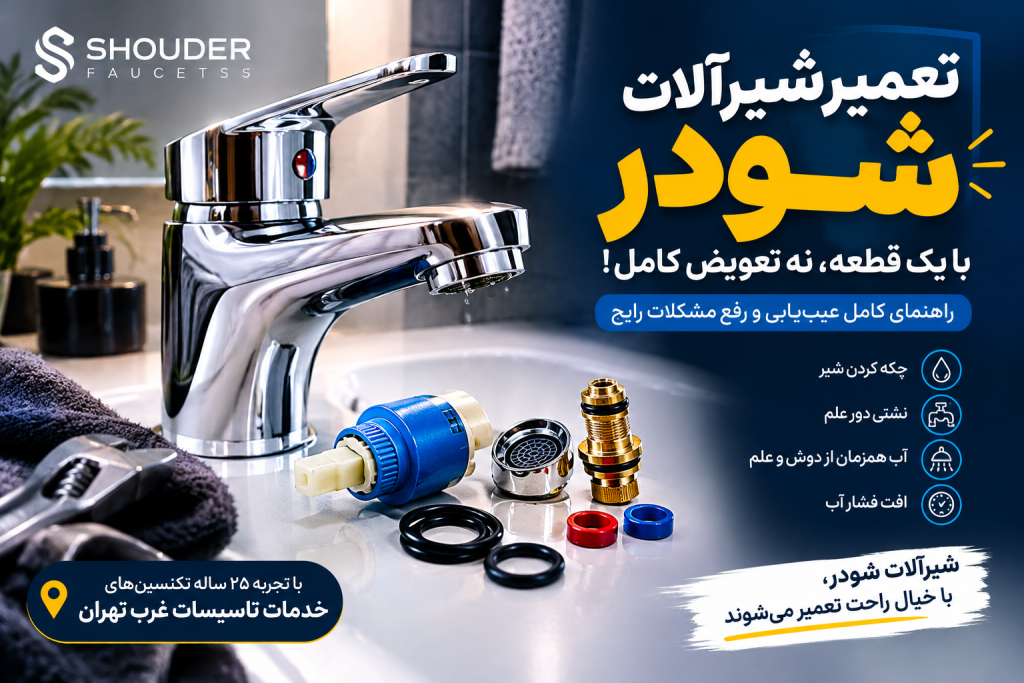 تعمیر شیرآلات شودر غرب تهران